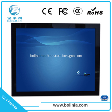 12.1 inch PCAP touchscreen monitor remote control optional